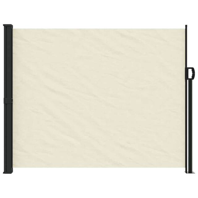 Berkfield Home Retractable Side Awning Cream 160x500 cm - image 1