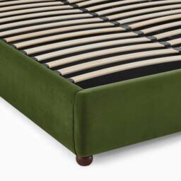 FurnitureboxUK Mabel Green Velvet Ottoman Double Bed Frame - thumbnail 8