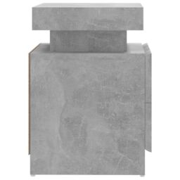 Berkfield Home Bedside Cabinet Concrete Grey 45x35x52 cm Engineered Wood - Size: 45 x 35 x 52 cm - thumbnail 5