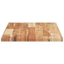 Berkfield Home Table Top Rectangular 60x40x2 cm Solid Wood Acacia in Brown - Size: 60 x 40 x 2 cm - thumbnail 6