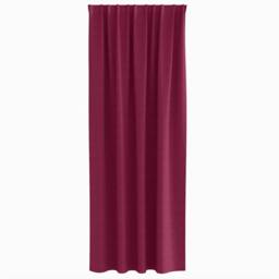 Berkfield Home Curtains with Curtains 2 pcs Wine Red 245 x 140 cm Polyester - thumbnail 4