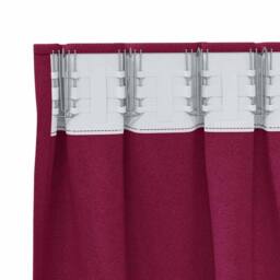 Berkfield Home Curtains with Curtains 2 pcs Wine Red 245 x 140 cm Polyester - thumbnail 5