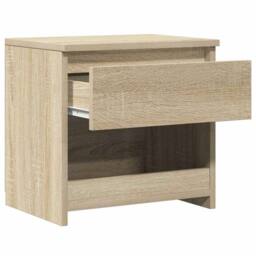 Berkfield Home Bedside Cabinet Sonoma Oak 40x30x39 cm Engineered Wood in Light Tan - Size: 40 x 30 x 39 cm - thumbnail 8