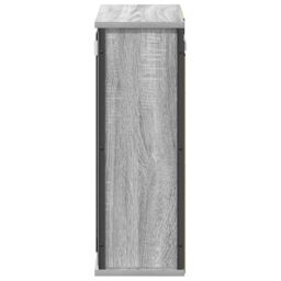 Berkfield Home Bathroom Wall Cabinet with Mirror Grey Sonoma 50x21x60 cm - Size: 50 x 21 x 60 cm - thumbnail 7