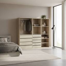 sweeek Modular dressing kit with 3 elements in Beige - thumbnail 1