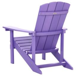 Wyld and Coco Outdoor Chair - Violet Matt Plastic Wood Weather-Resistant - thumbnail 5