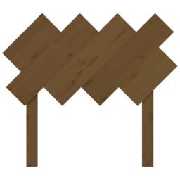 Berkfield Home Bed Headboard Honey Brown 92x3x81 cm Solid Wood Pine - Size: 92 x 3 x 81 cm - thumbnail 4