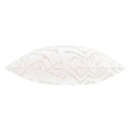 Paoletti Tierra Cut Velvet Abstract Cushion in White - Size: 50 cm x 50 cm - thumbnail 3