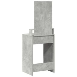 Berkfield Home Dressing Table with Drawers, Concrete Grey, 50x41x140 cm in Grey - Size: 50 x 41 x 140 cm - thumbnail 7