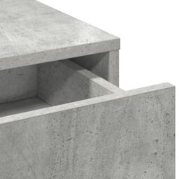Berkfield Home Dressing Table with Drawers, Concrete Grey, 50x41x140 cm in Grey - Size: 50 x 41 x 140 cm - thumbnail 8