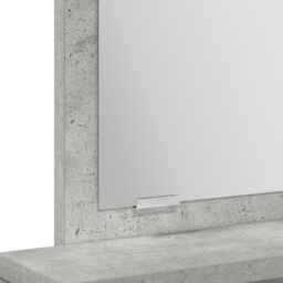 Berkfield Home Dressing Table with Drawers, Concrete Grey, 50x41x140 cm in Grey - Size: 50 x 41 x 140 cm - thumbnail 9
