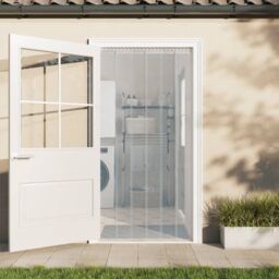 Berkfield Home Door Curtain Transparent 300 mmx2.6 mm 10 m PVC