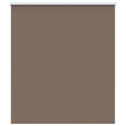 Berkfield Home Roller Blind Blackout Coffee 140x175 cm Fabric Width 136.6 cm Polyester in Brown - thumbnail 2