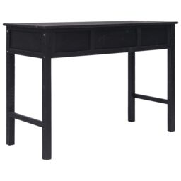 Berkfield Home Console Table Black 110x45x76 cm Wood - Size: 110 x 45 x 76 cm - thumbnail 5