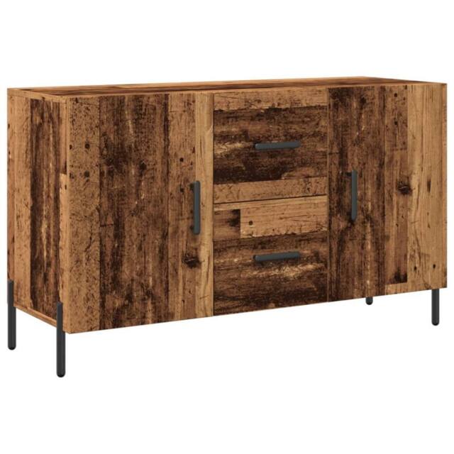 Berkfield Home Sideboard Old Wood 100x36x60 cm Engineered Wood in Brown - Size: 100 x 36 x 60 cm - image 1