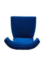 Living and Home Set of 2 Upholstered Dining Chairs in Blue - thumbnail 8