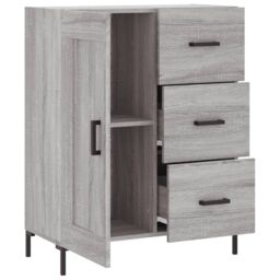 Berkfield Home Sideboard Grey Sonoma 69.5x34x90 cm Engineered Wood - thumbnail 6