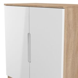 Ready Assembled 2 U Lucca 2 Door Cabinet (Ready Assembled) in Light Oak - Size: Medium - thumbnail 5