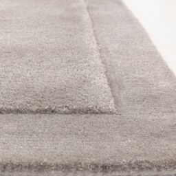 The Rug Shop UK Silver Handmade Modern Easy to clean Plain Border Area Rug - Size: 200 cm x 290 cm - thumbnail 4