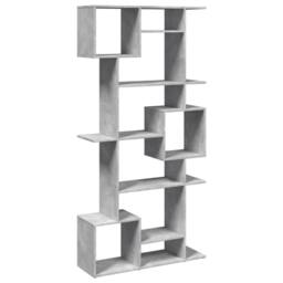Berkfield Home Classic Book Cabinet Concrete Grey 92x29x188 cm Engineered Wood - Size: 92 x 29 x 188 cm - thumbnail 7