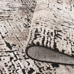 Desire Rugs Belgravia Living Room Area Rug Metallic Sheen Modern Illusion Design in Beige - Size: 120 cm x 170 cm - thumbnail 4