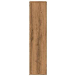 Berkfield Home Book Cabinet Artisan Oak 50x25x104 cm in Brown - Size: 50 x 25 x 104 cm - thumbnail 6