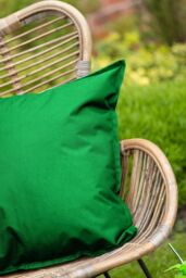 Snug City Waterproof Outdoor Garden Patio Cushion Cover & Inner Square Pack Of 4 in Dark Green - Size: 60 cm x 60 cm - thumbnail 3