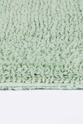 Homescapes Luxury Pedestal Mat Reversible 1600GSM 100% Cotton, 50 x 55cm Bath Mat in Pale Green - Size: 50 x 55 cm - thumbnail 5