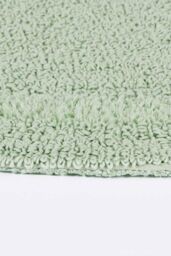 Homescapes Luxury Pedestal Mat Reversible 1600GSM 100% Cotton, 50 x 55cm Bath Mat in Pale Green - Size: 50 x 55 cm - thumbnail 4