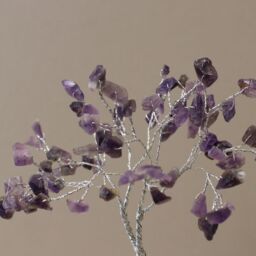 KDMD Gemstone Tree with Organite Base - 80 Stone - Amethyst in Blue - thumbnail 2