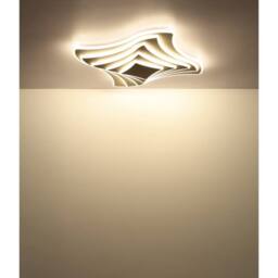Netlighting Octavio Semi Flush Ceiling Light Matt Sand LED 2700 6000K in Beige - thumbnail 6