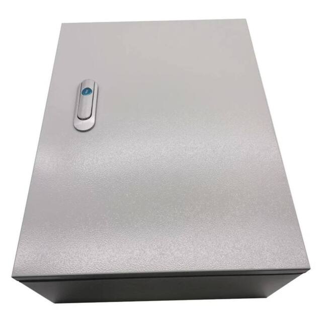 FLAVORA Outdoor Enclosure Waterproof Electrical Distribution Box in Silver - Size: 500mm - image 1