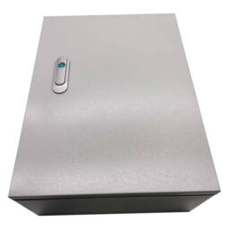 FLAVORA Outdoor Enclosure Waterproof Electrical Distribution Box in Silver - Size: 500mm