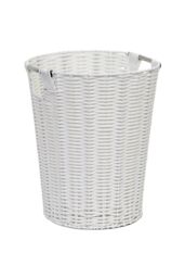 Arpan Resin Plastic Strong Round Waste Paper Bin in White