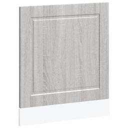 Berkfield Home Dishwasher Panel Porto Grey Sonoma 60x1.5x67 cm Engineered Wood - thumbnail 2