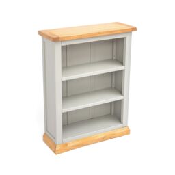 Cabinet Bits Bookcase with Plinth 90x70x25cm in Light Grey - Size: 90 x 70 x 25 cm - thumbnail 3