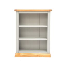 Cabinet Bits Bookcase with Plinth 90x70x25cm in Light Grey - Size: 90 x 70 x 25 cm - thumbnail 1