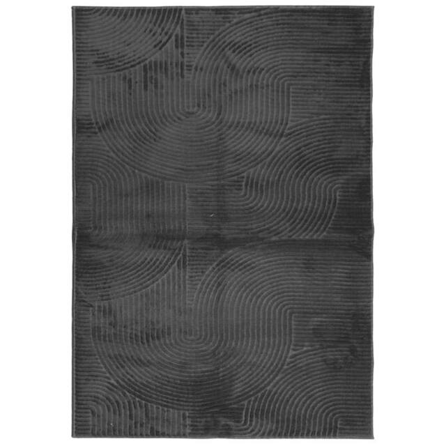 Berkfield Home Rug IZA Short Pile Scandinavian Look Anthracite 120x170 cm in Dark Grey - Size: Medium - image 1