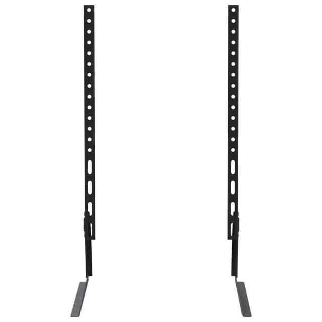 Berkfield Home TV Stands 2 pcs for 37-75 Inch Screen Max VESA 600x400 mm 45kg in Black - image 1