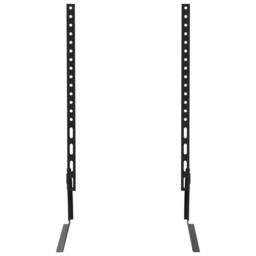 Berkfield Home TV Stands 2 pcs for 37-75 Inch Screen Max VESA 600x400 mm 45kg in Black - thumbnail 1