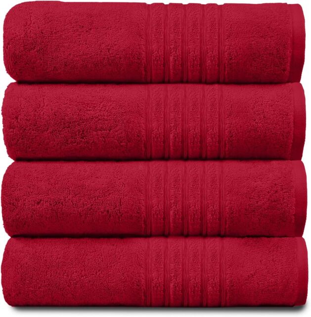 GAVENO CAVAILIA 4 Pack Hampton Towel in Red - image 1