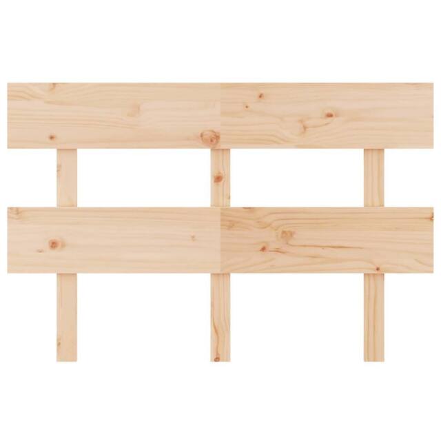 Berkfield Home Beautiful Bed Headboard 164x3x81 cm Solid Wood Pine in Light Brown - Size: 164 x 3 x 81 cm - image 1