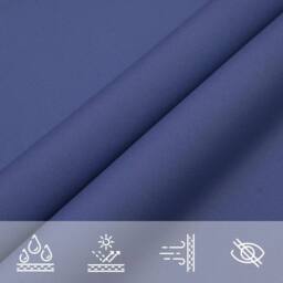 Berkfield Home Sunshade Sail Oxford Fabric Rectangular 4x7 m Blue - thumbnail 5