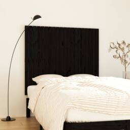 Berkfield Home Wall Headboard Black 127.5x3x110 cm Solid Wood Pine - thumbnail 2