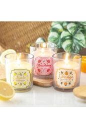 KDMD Strawberry Scented Candle in Pink - thumbnail 5