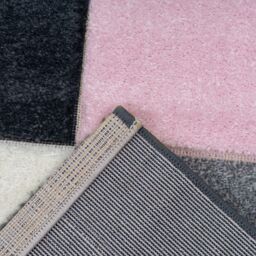 Home Republic Dexter Geometric Carved Rug in Pink - Size: 80 cm x 150 cm - thumbnail 3