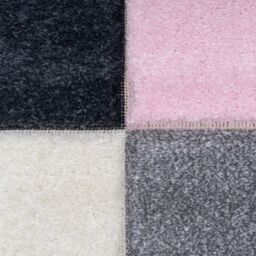 Home Republic Dexter Geometric Carved Rug in Pink - Size: 80 cm x 150 cm - thumbnail 4