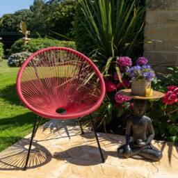Madison & Mayfair Red Egg Chair