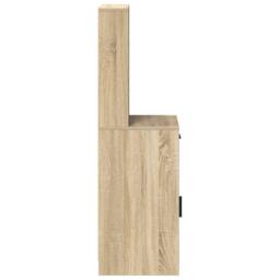 Berkfield Home Highboard Sonoma Oak 40x41x135 cm Engineered Wood in Brown - Size: 40 x 41 x 135 cm - thumbnail 7