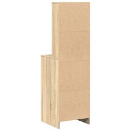 Berkfield Home Highboard Sonoma Oak 40x41x135 cm Engineered Wood in Brown - Size: 40 x 41 x 135 cm - thumbnail 8